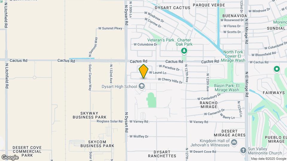12945 W Cherry Hills Dr Map and Location Details
