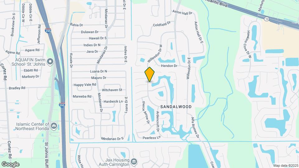 2077 Willesdon Dr W Map and Location Details