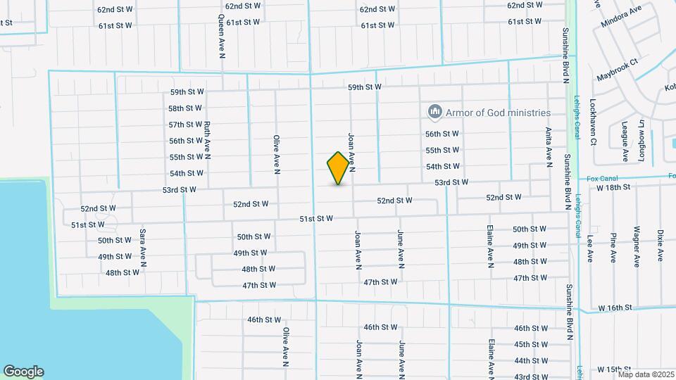 3007 53rd St W Map and Location Details