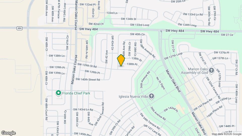 4033 SW 139th St Rd Map and Location Details