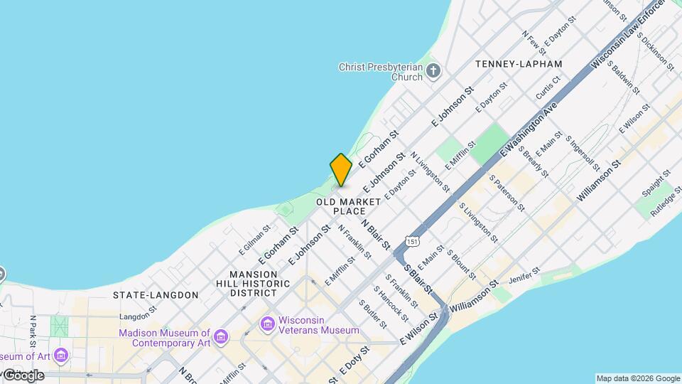 319 N Blair St, Unit 3 Map and Location Details