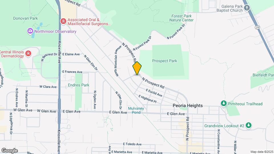 5217 N Prospect Rd Map and Location Details