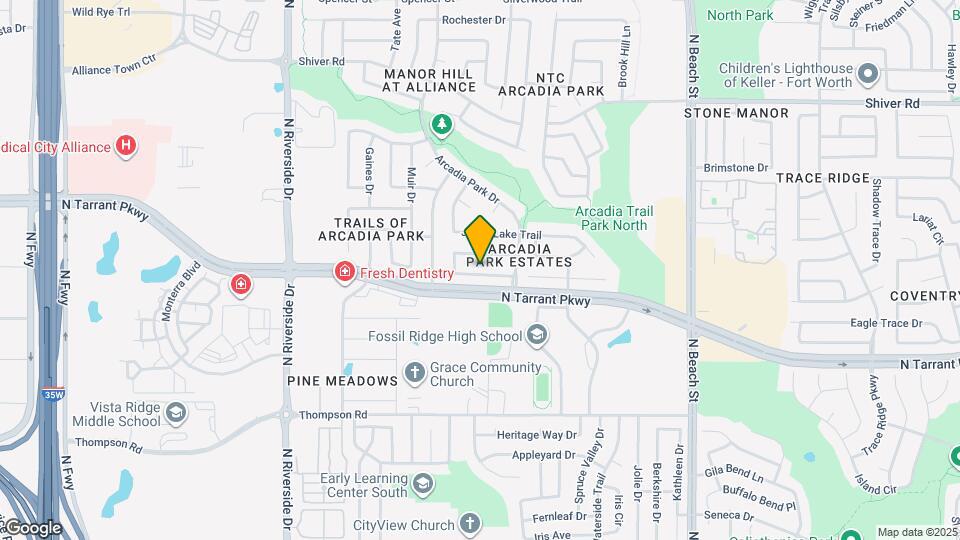 4145 Fossile Butte Dr Mapa y Detalles de la Ubicación