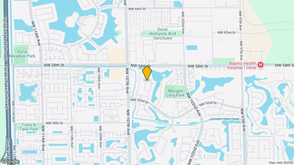 10629 NW 54th St Map and Location Details