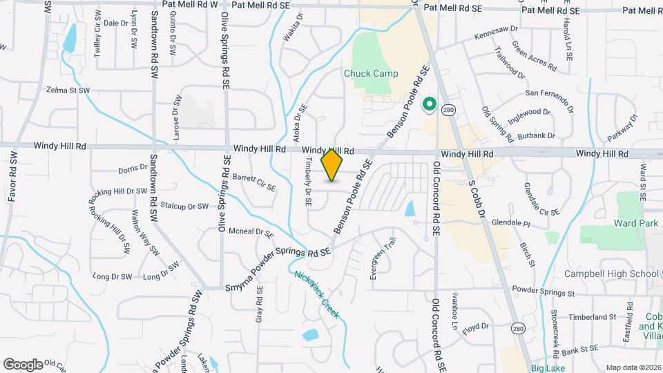 227 Evergreen Dr SE Map and Location Details