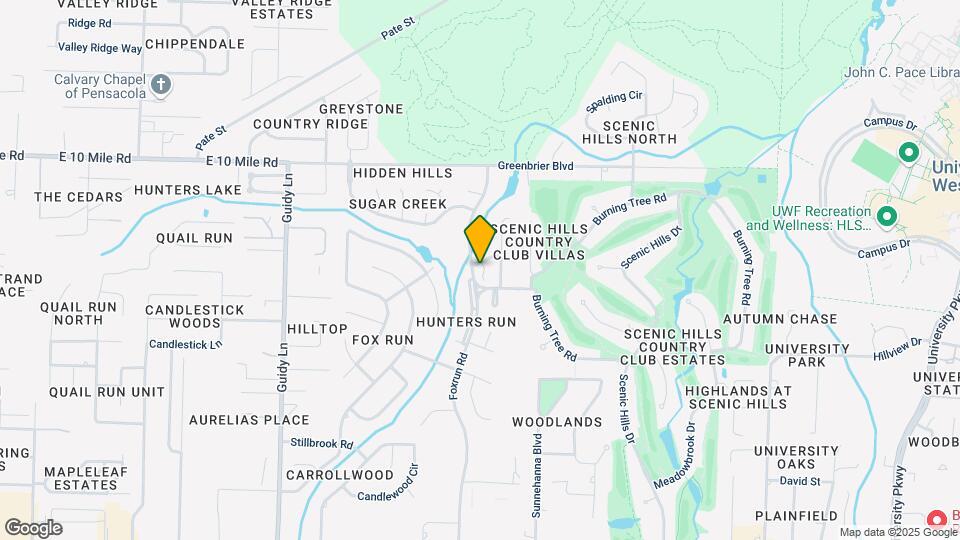 1305 Foxborough Dr Map and Location Details