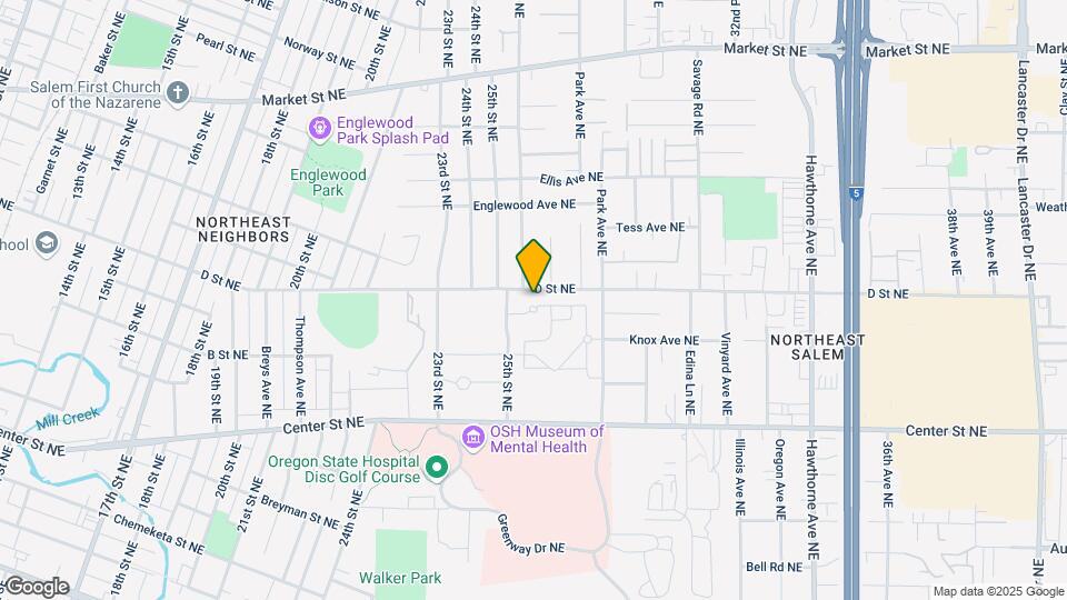 2642 D St NE Map and Location Details