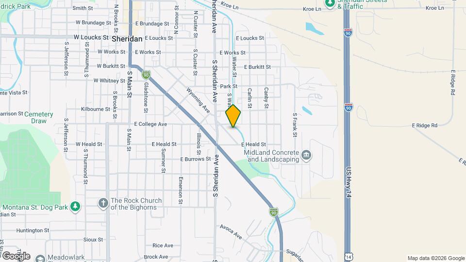 555 Wyoming Ave Map and Location Details