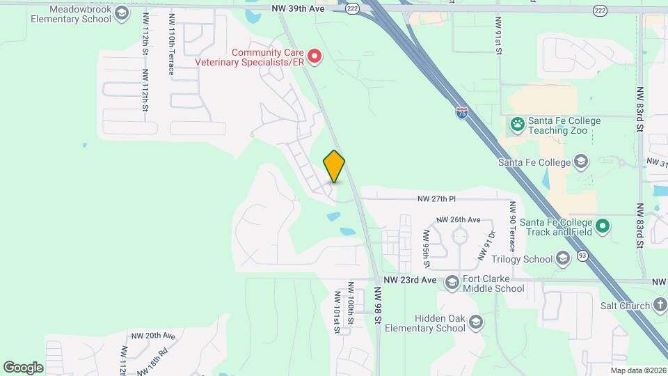 2727 NW 103rd Way Map and Location Details