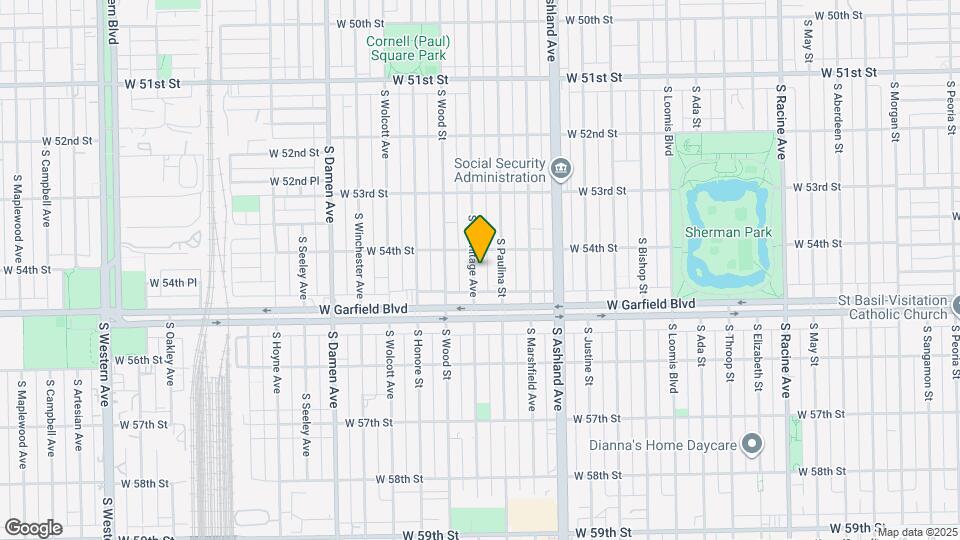 5419 S Hermitage Ave Map and Location Details