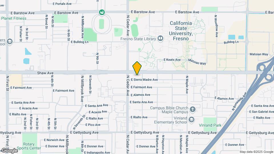 4321-4337 E Sierra Madre Ave Map and Location Details