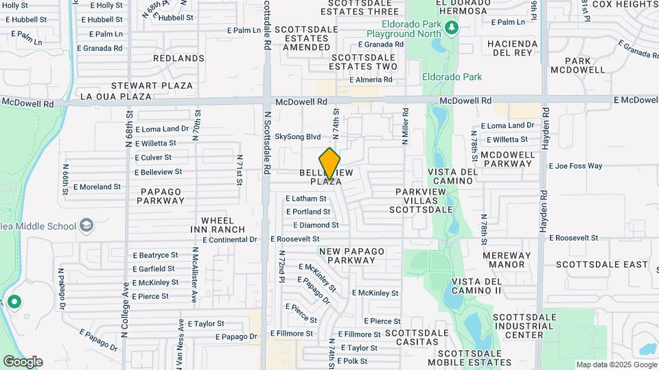 Bella Villas Map and Location Details