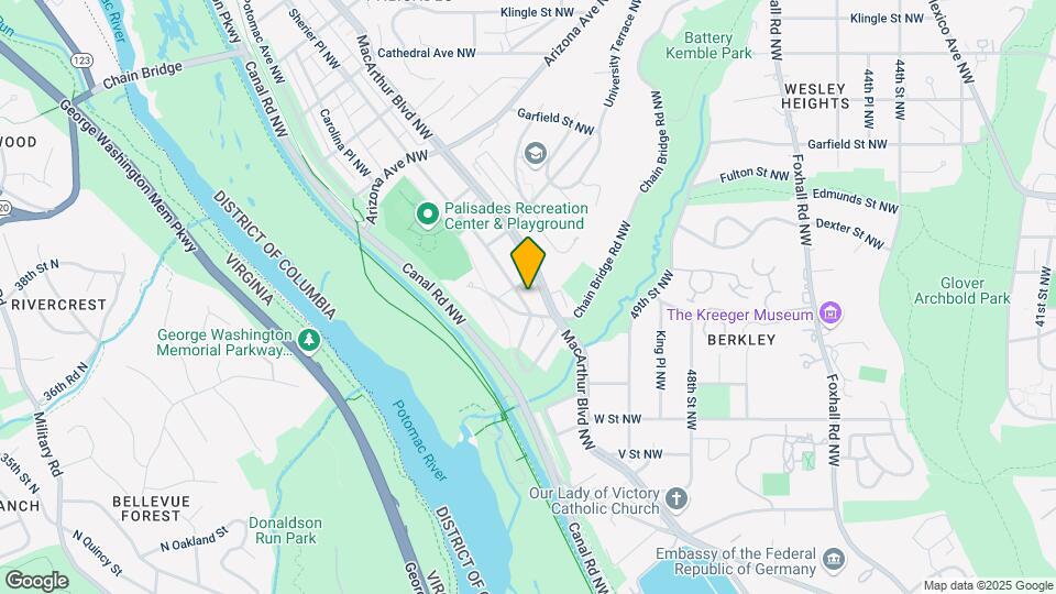 4951 Sherier Pl NW Map and Location Details