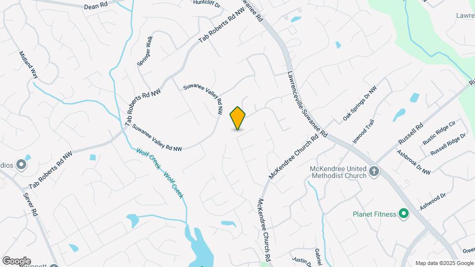 1830 McKendree Lake Dr Map and Location Details