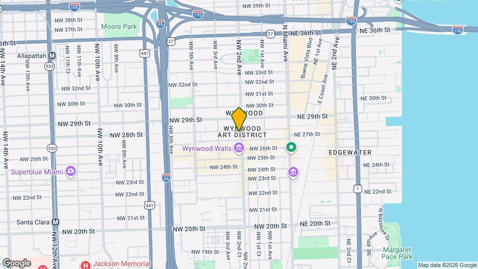 2700 NW 2nd Ave Map and Location Details