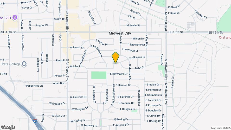 906 N Lilac Ln Map and Location Details
