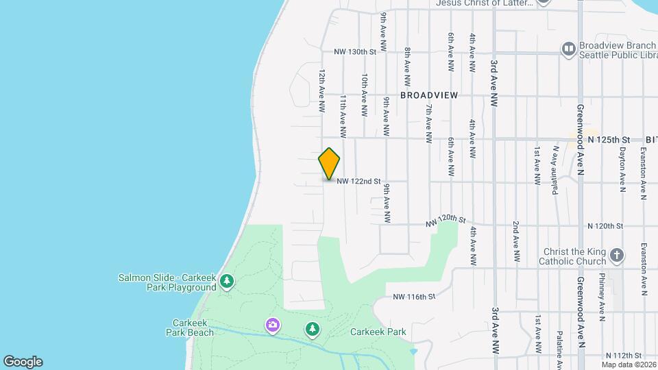12156 12th Ave NW, Unit 1 Map and Location Details