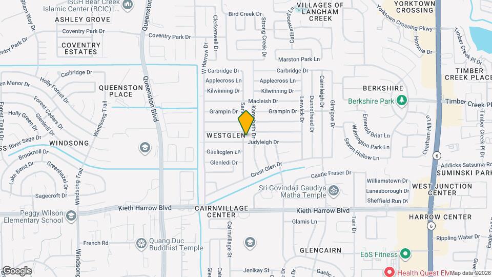 5202 Santrey Dr Map and Location Details