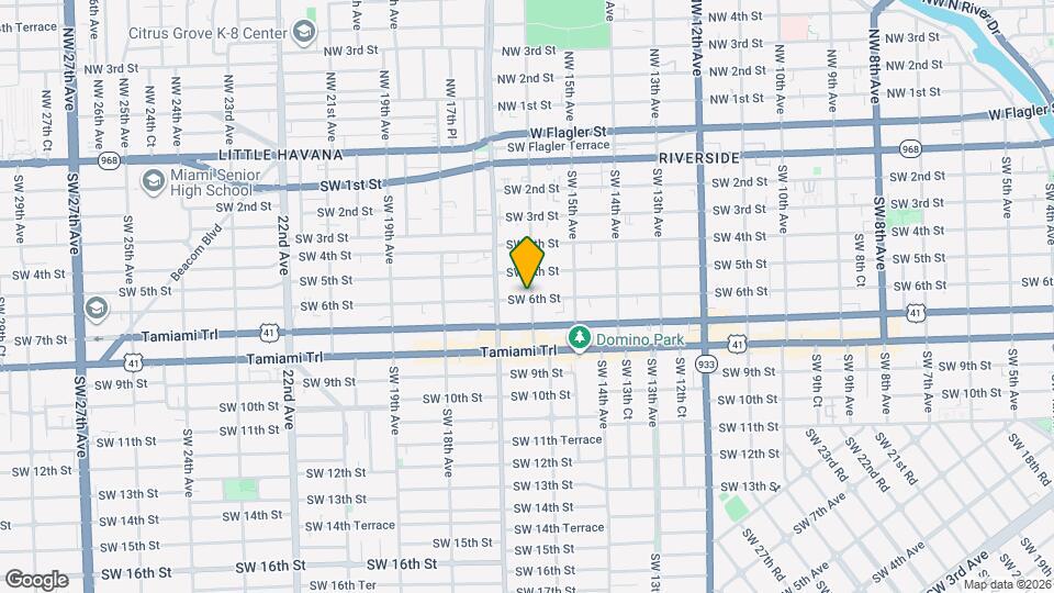 550 SW 16th Ave Map and Location Details