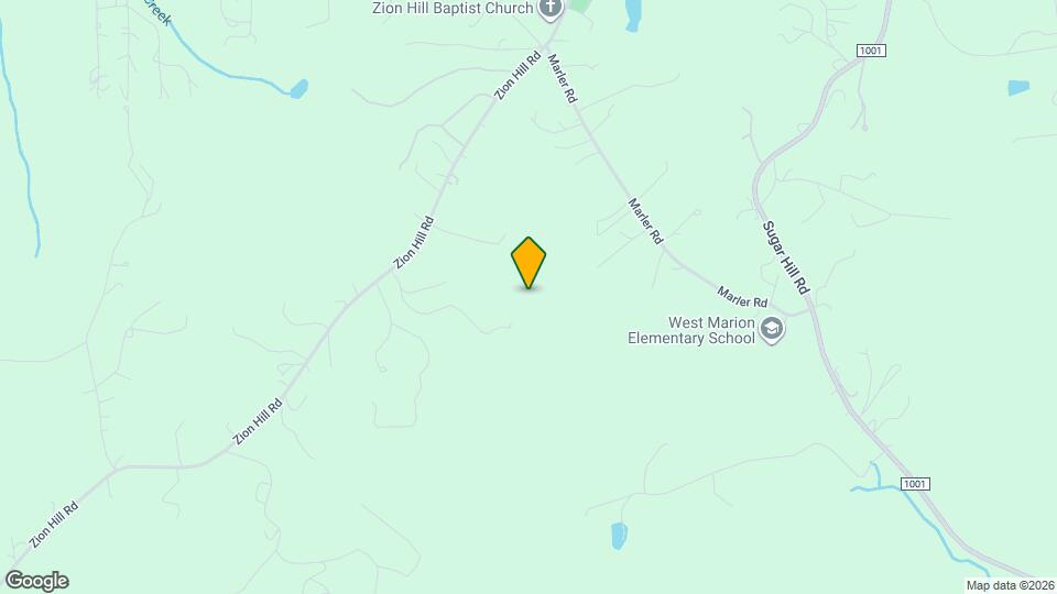 1745 Zion Hill Rd Map and Location Details