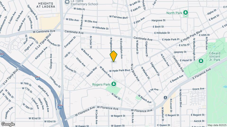 730 N Inglewood Ave Map and Location Details