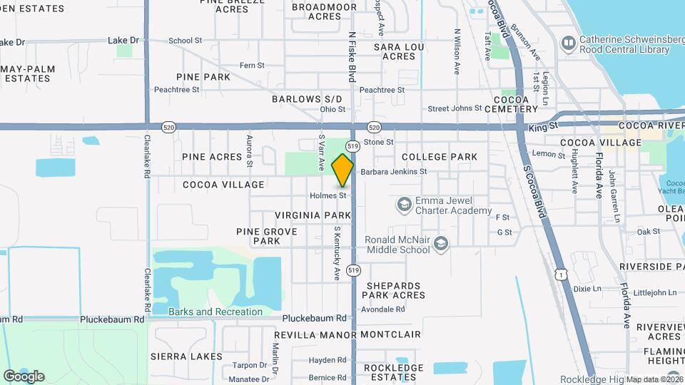 1044 Holmes St Map and Location Details