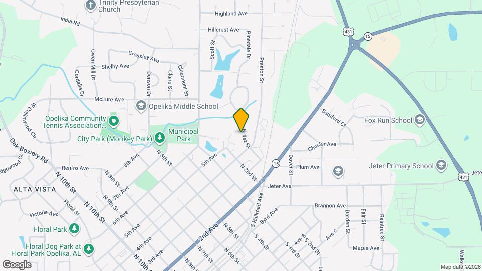 1006 N 1st St Map and Location Details