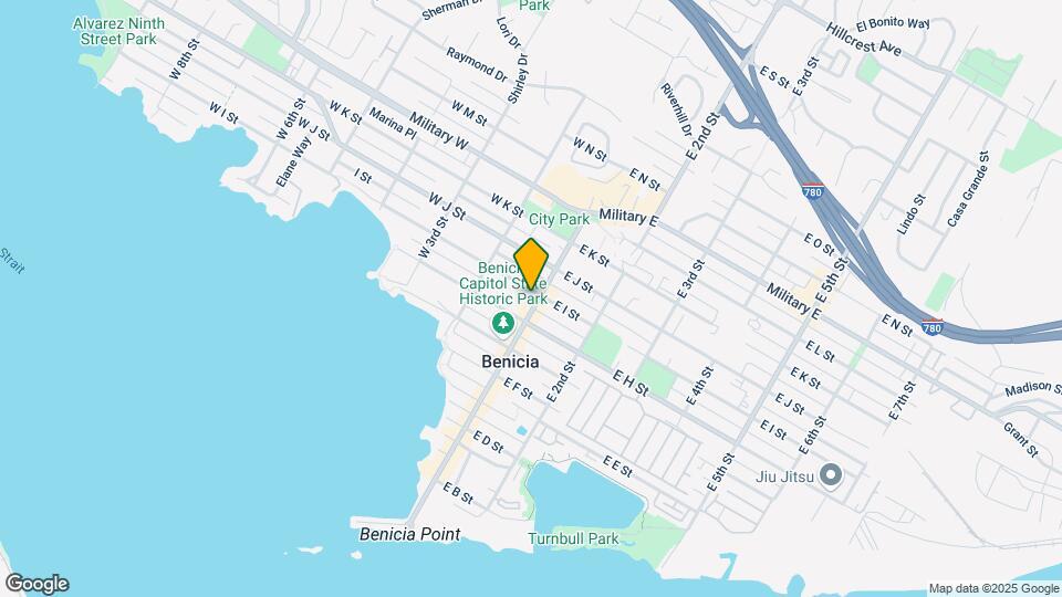 837 1st St Map and Location Details