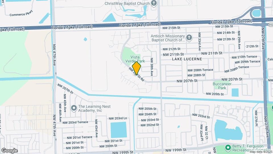 3876 NW 207 St Rd Map and Location Details