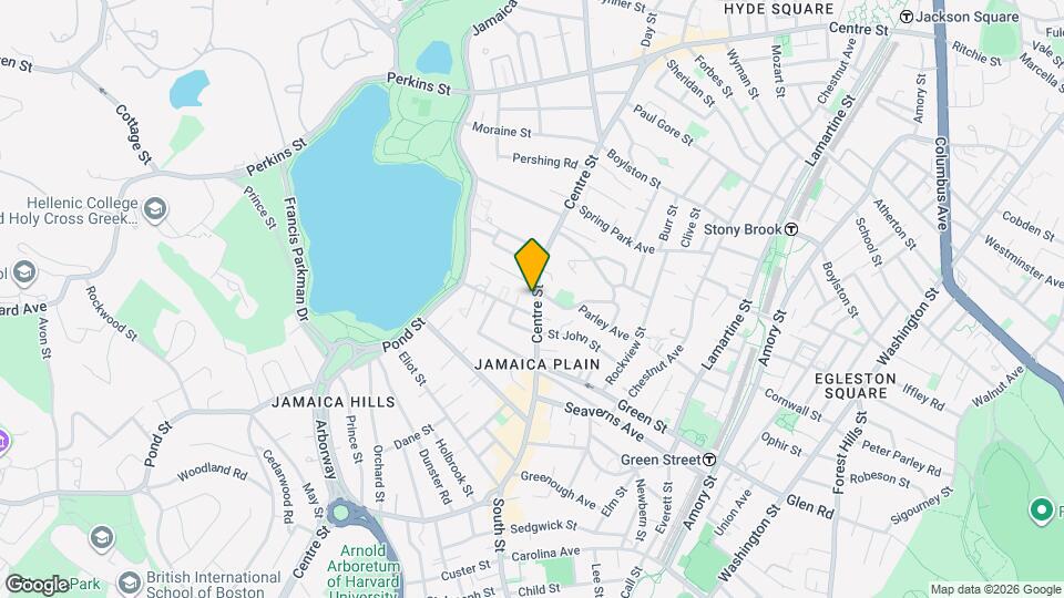 593 Centre St Map and Location Details