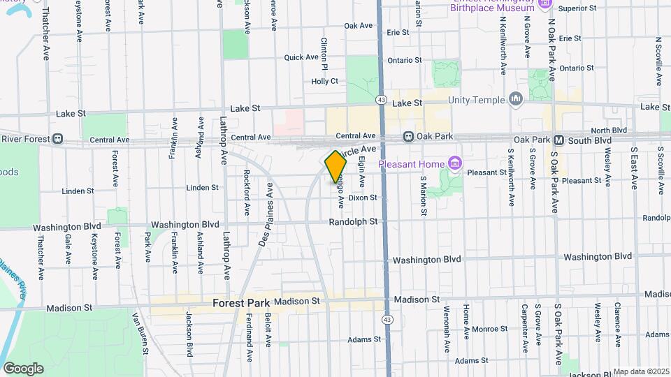 115 Marengo Ave Map and Location Details