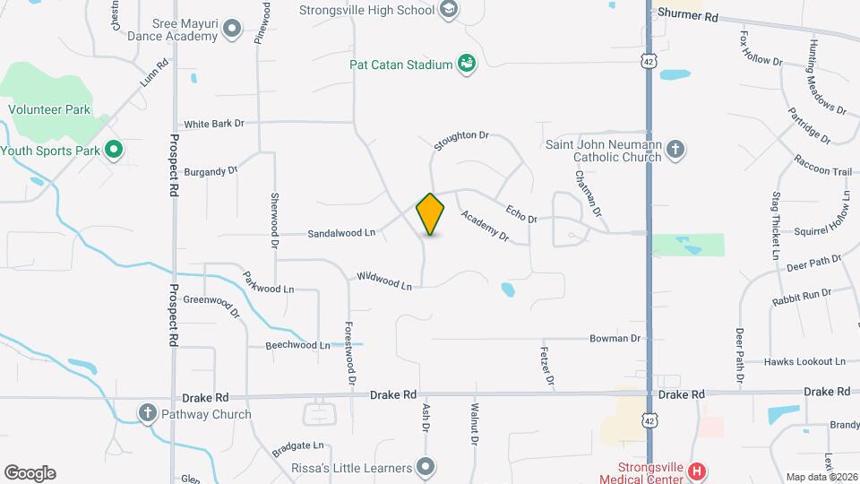 16769 Walnut Creek Dr Map and Location Details