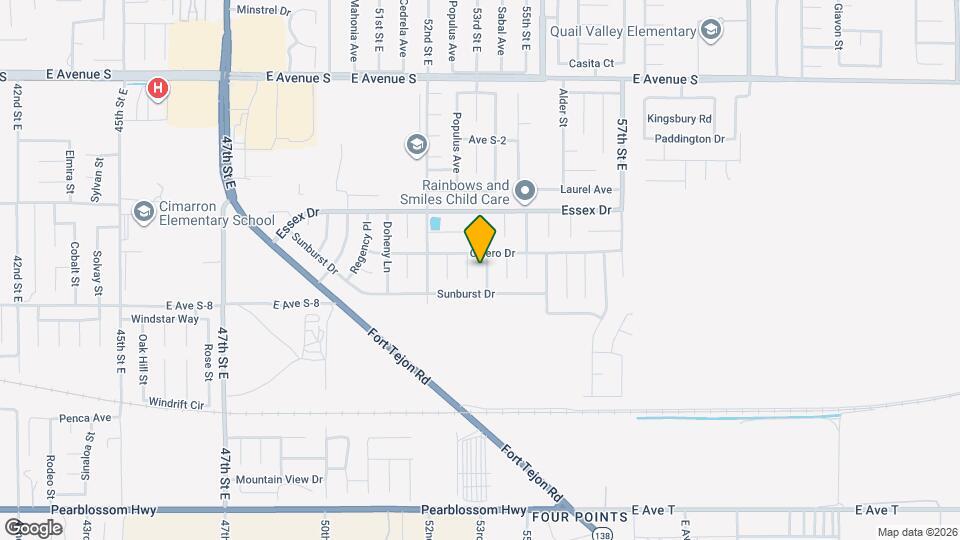 36829 Burroughs Way Map and Location Details