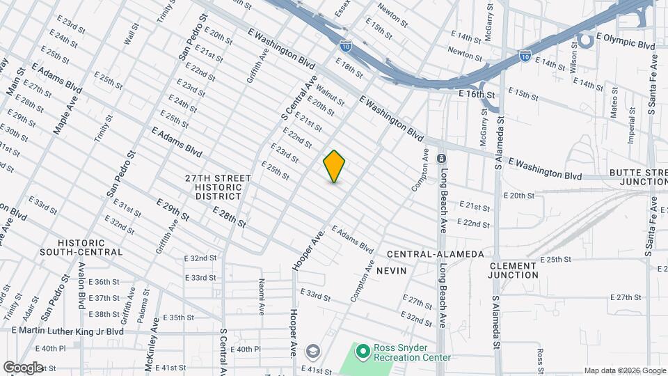 1456 E 23rd St Map and Location Details