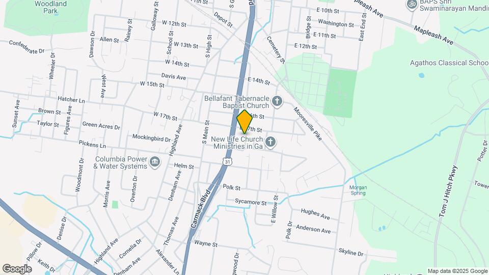 1804 Bailey St Map and Location Details