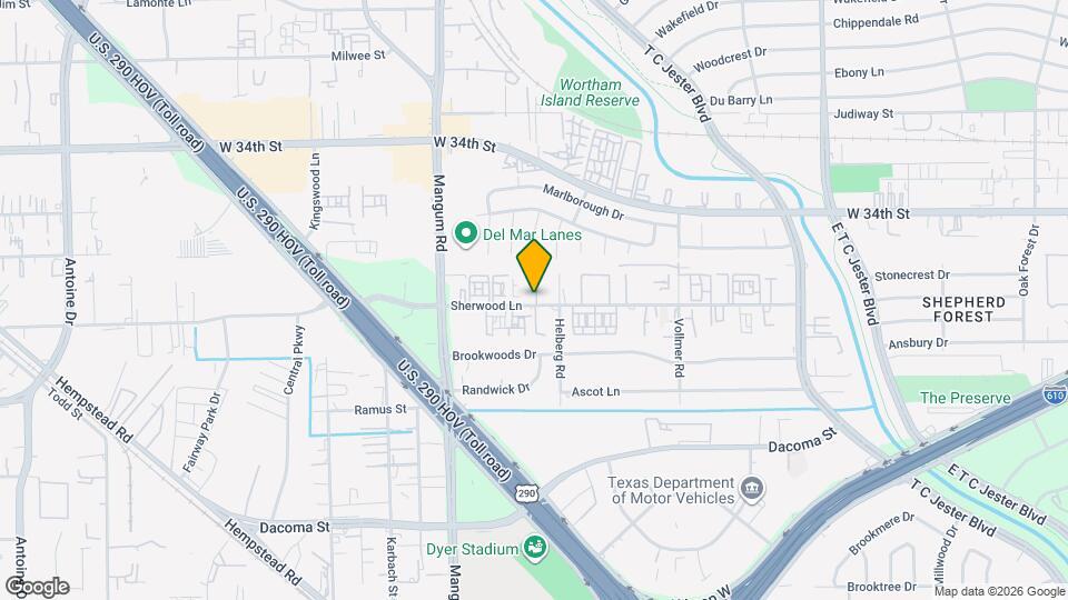 2903 Sherwood Grn Ln Map and Location Details