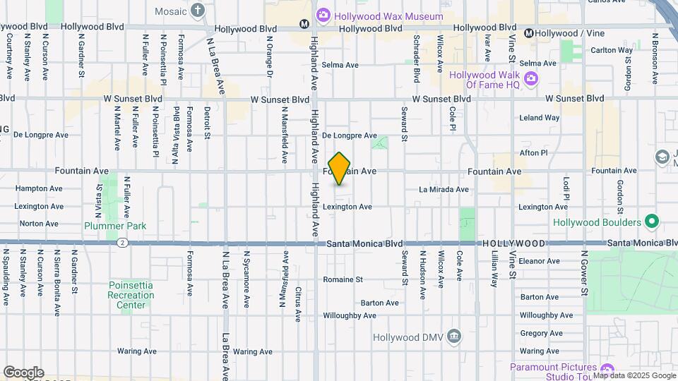 1220 N McCadden Pl Map and Location Details