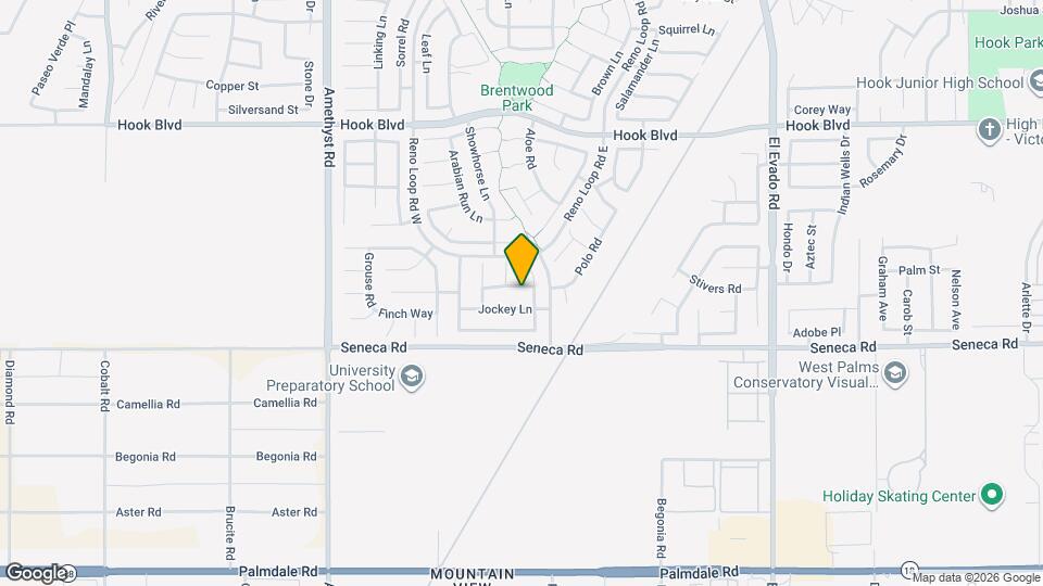 14051 Horseshoe Way Map and Location Details