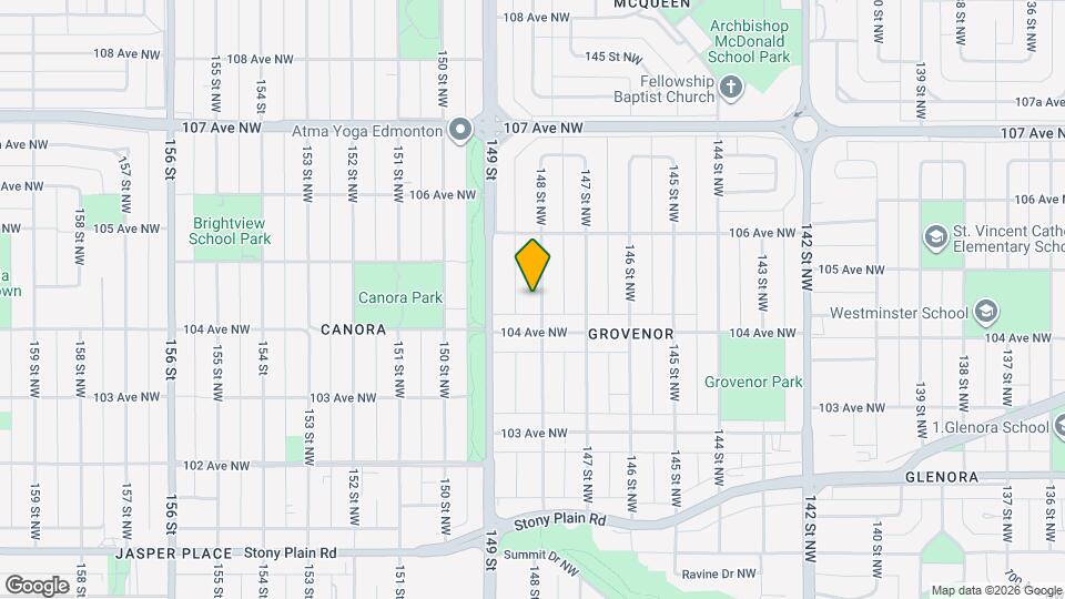 10426 148 St NW Map and Location Details