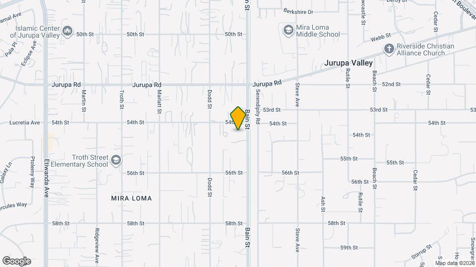 5449 Bain St Mapa y Detalles de la Ubicación