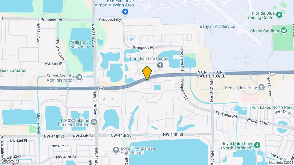 4901 NW 27th Way Map and Location Details