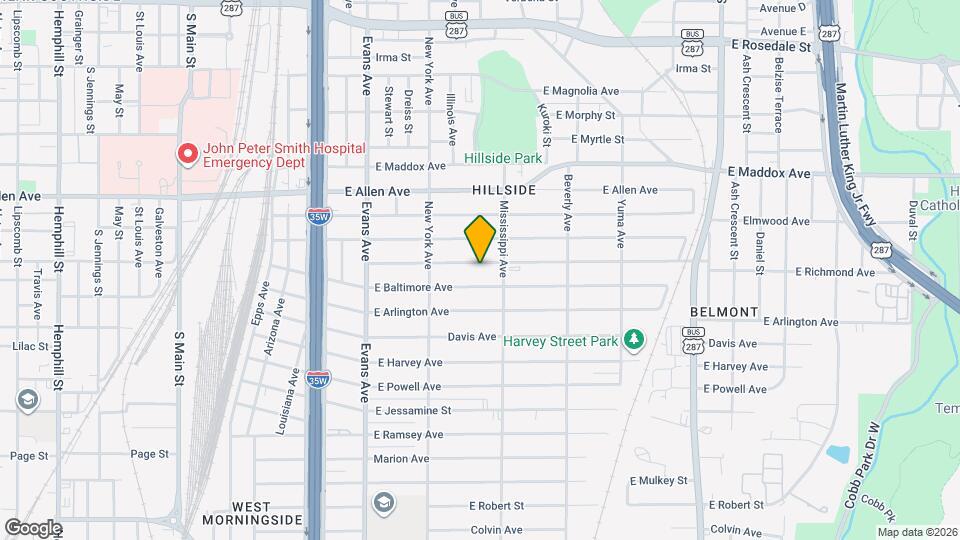 1104 E Richmond Ave Mapa y Detalles de la Ubicación