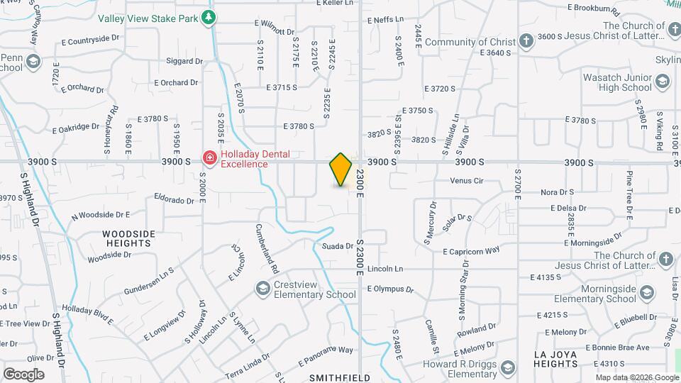 3953-3955 S 2250 E Map and Location Details