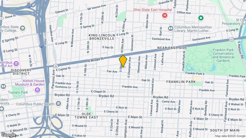72 S Ohio Ave Map and Location Details