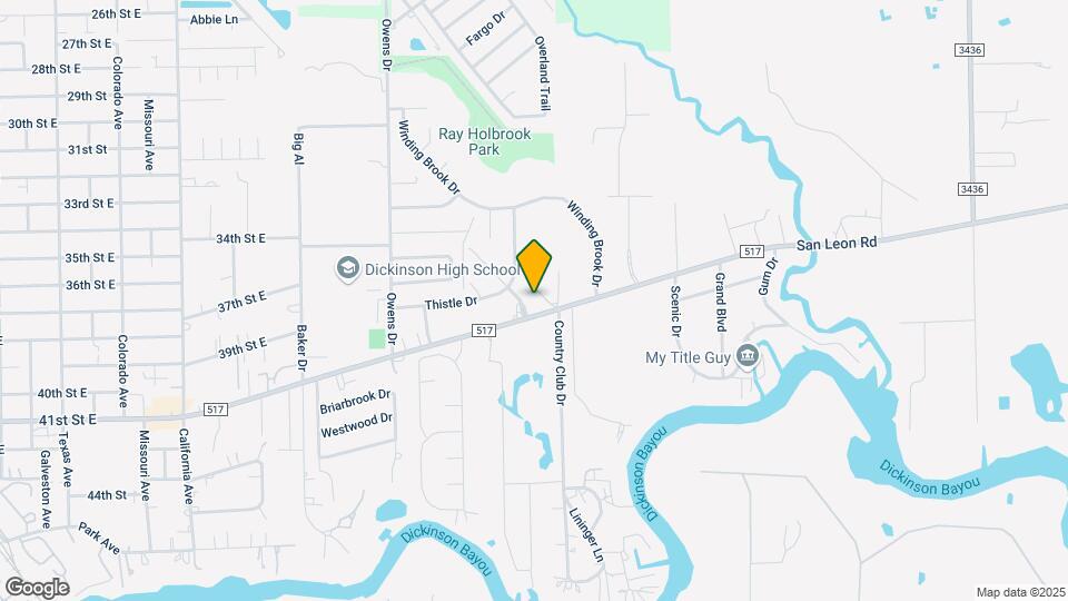 4021 Briar Hollow Dr Map and Location Details