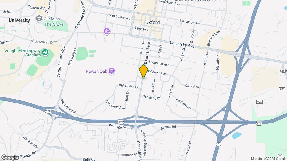 1247 S Lamar Blvd Map and Location Details