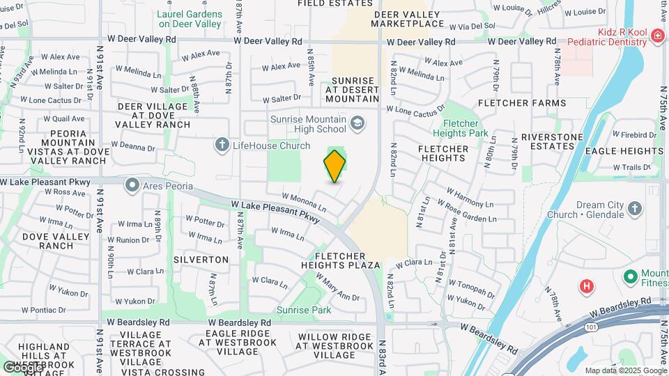 20966 N 84th Ln Map and Location Details