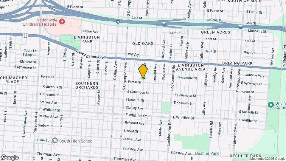 891 Wilson Ave Mapa y Detalles de la Ubicación