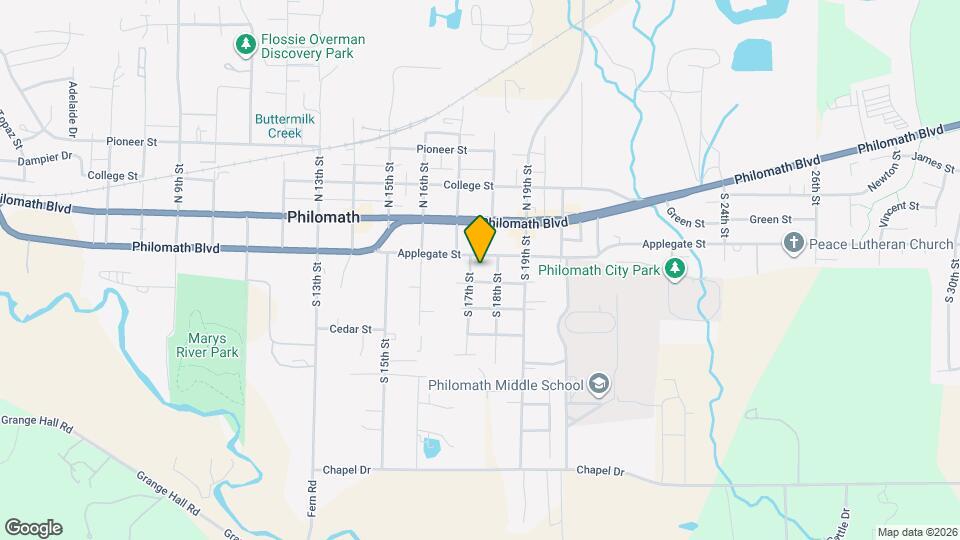 1716 Applegate St Map and Location Details