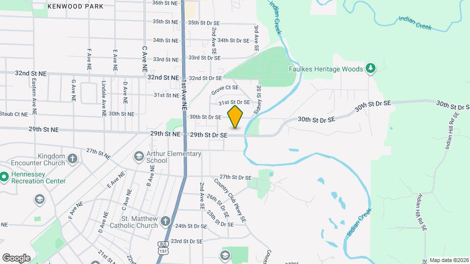 330 29th St Dr SE Map and Location Details